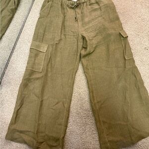 Caslon Olive Wide Leg Pants